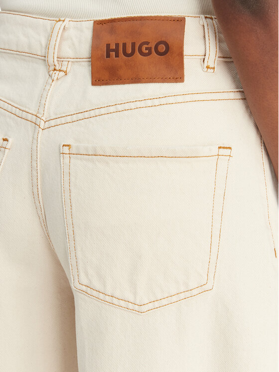 HUGO HUGO Traperice Gimine_5 50561201 Écru Barrel Fit