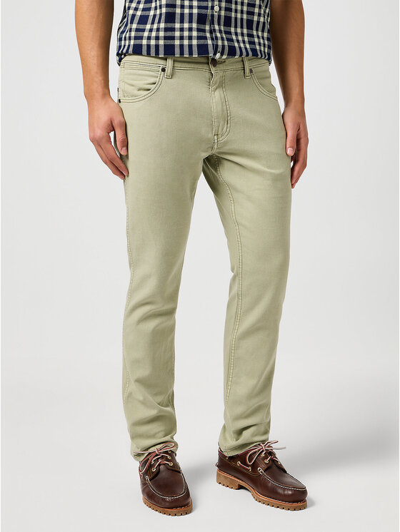 Wrangler Wrangler Pantaloni di tessuto GREENSBORO Verde Regular Fit