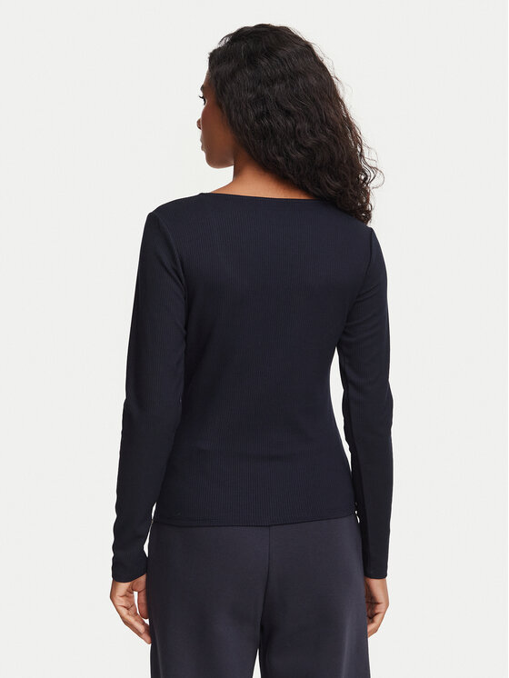 Guess Guess Блузка W6YP60 K5318 Cиній Slim Fit