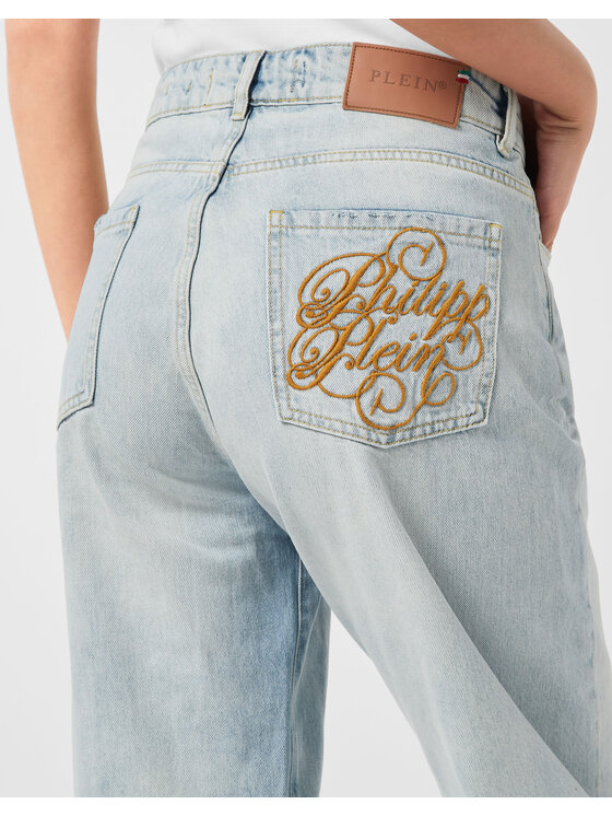 PHILIPP PLEIN PHILIPP PLEIN Jeansy 24461 Niebieski Skater Fit