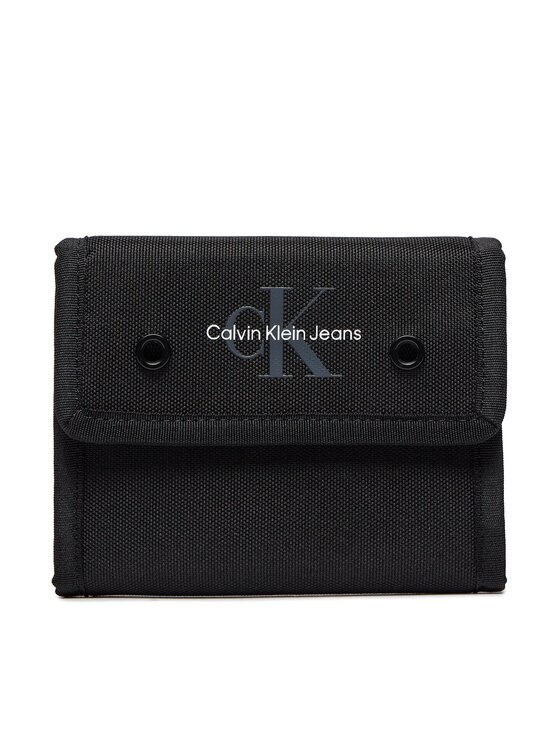 Portofel Mare pentru Bărbați Calvin Klein Jeans Sport Essentials Velcro Wallet K50K511437 Negru