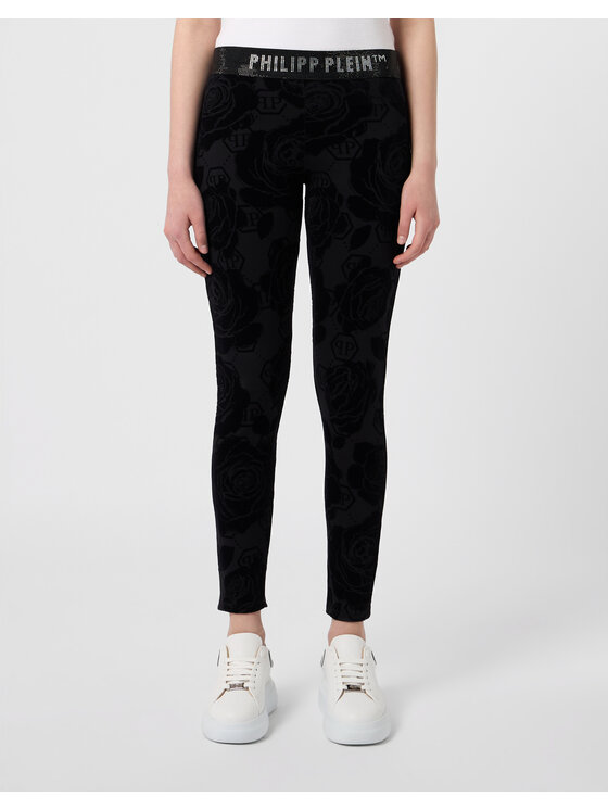 PHILIPP PLEIN PHILIPP PLEIN Legginsy 31058 Czarny