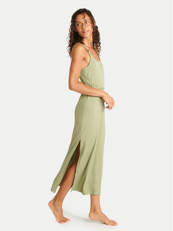 Banana Moon Banana Moon Лятна рокля Yaquina Amaria MGC27 Зелен Regular Fit