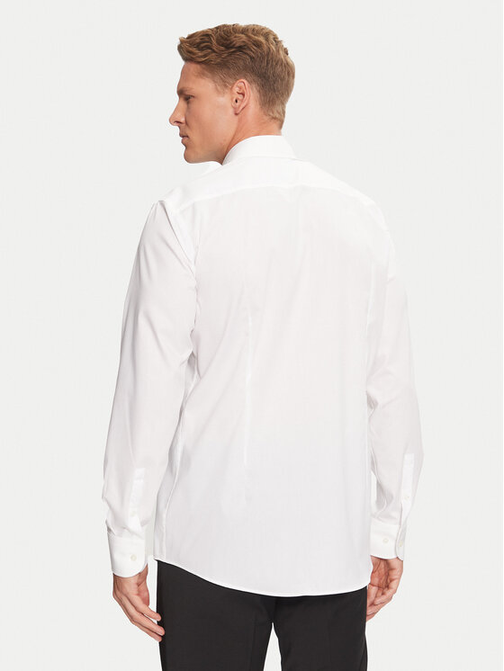 BOSS Boss Marškiniai H-Hank-Kent-C1-214 50469345 Balta Slim Fit