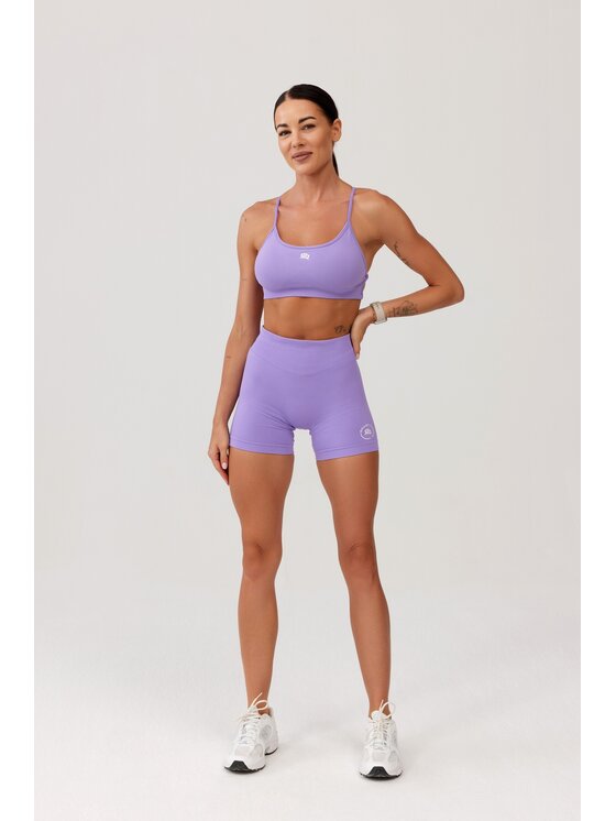 ROUGH RADICAL ROUGH RADICAL Szorty sportowe SEAMLESS GLOW SHORTS Fioletowy Slim Fit