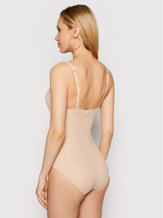 Wolford - Beige bodysuit MAT DE LUXE FORM STRING BODY 71864 - buy with  Czech Republic delivery at Symbol