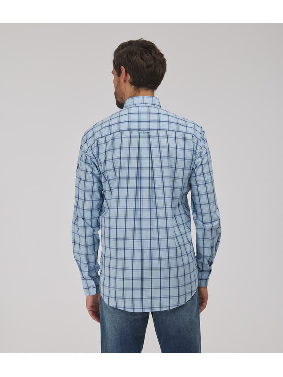 Lee Cooper Lee Cooper Koszula NEW TENBY Niebieski Comfort Fit