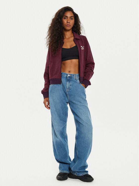 Puma Puma Džemperis T7 626797 Violetinė Relaxed Fit
