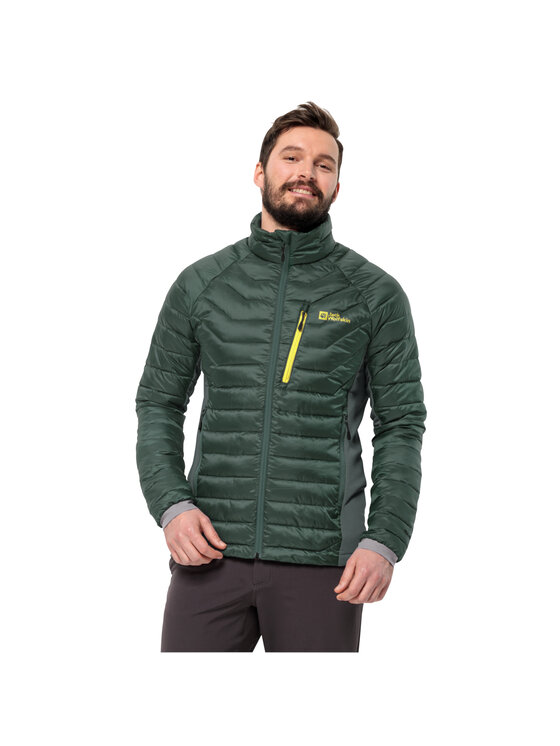 Jack Wolfskin Jack Wolfskin Kurtka przejściowa Jack Wolfskin Routeburn Pro Ins Jacket Zielony Regular Fit