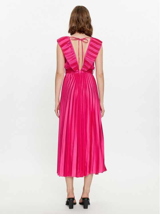 Dixie Dixie Коктейлна рокля A319J044 Розов Regular Fit