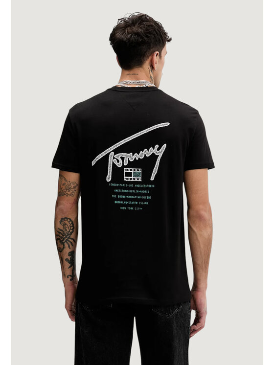 Tommy Jeans Tommy Jeans T-Shirt DM0DM22320 Μαύρο Casual Fit