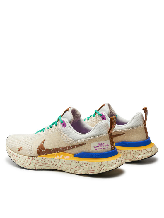 Nike Nike Bežecké topánky React Infinity Run Fk 3 Prm DZ3025 001 Béžová