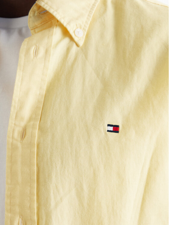 Tommy Hilfiger Tommy Hilfiger Krekls MW0MW42450 Dzeltens Regular Fit