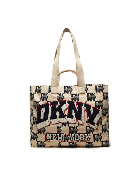 Geantă DKNY Heart Of Ny Large Tote R41AYF01 Bej