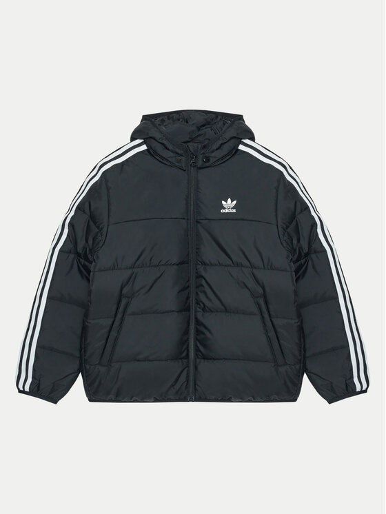 Kurtka zimowa adidas, Rozmiar 9/10Y, Czarna, adicolor IY7497