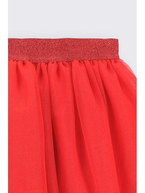 Coccodrillo Coccodrillo Spódnica ZC2124201MER-009 Czerwony Regular Fit