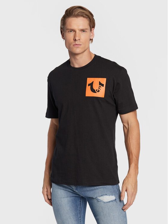 orange true religion t shirt