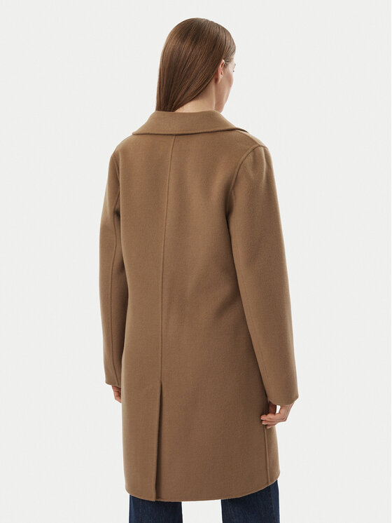 MICHAEL Michael Kors MICHAEL Michael Kors Płaszcz wełniany 77A7146M22 Brązowy jasny Regular Fit
