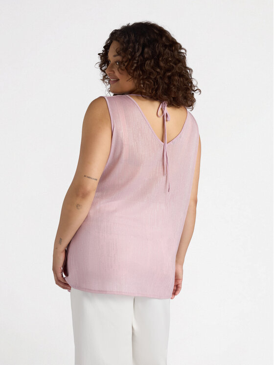 Fiorella Rubino Fiorella Rubino Top D129L000134N006 Różowy Regular Fit