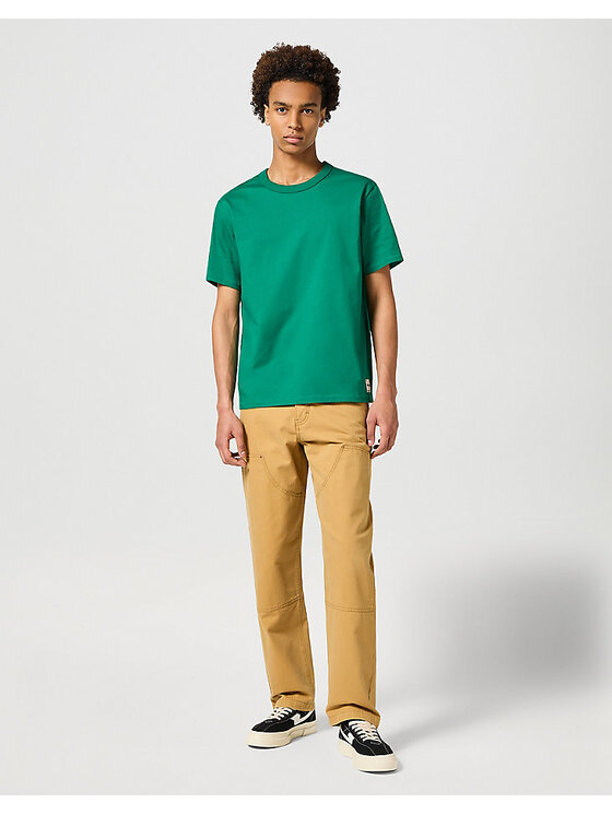 Wrangler Wrangler T-shirt SS SOLID TEE Verde Regular Fit