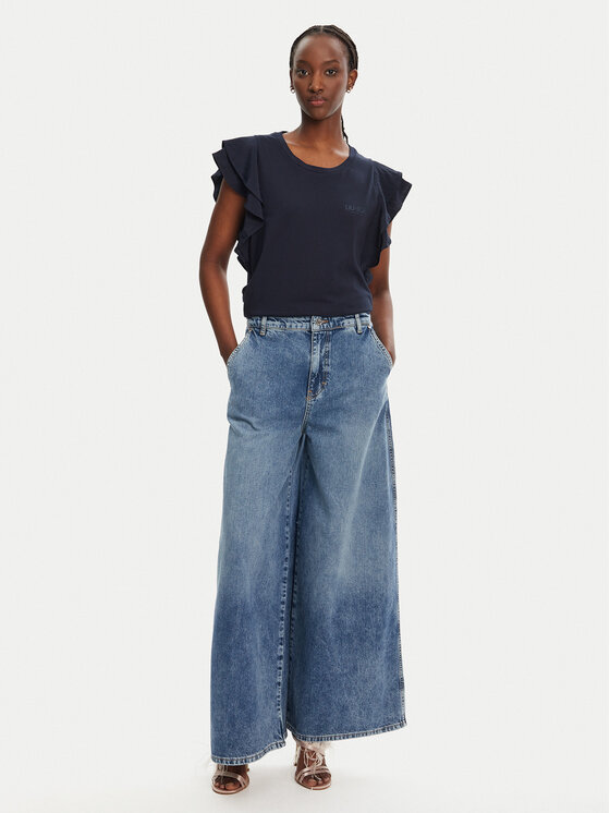 Liu Jo Liu Jo Bluza TA5178 J5904 Mornarsko modra Regular Fit