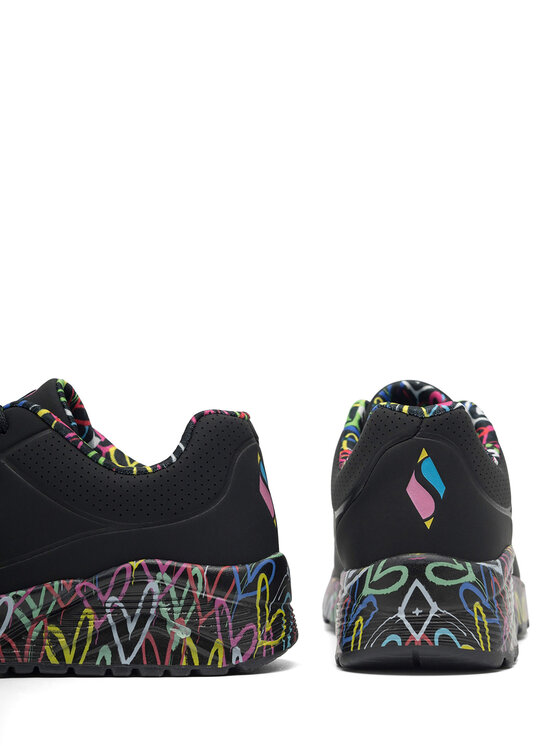 Skechers Skechers Tenisice UNO LITE 314976L BKMT Crna