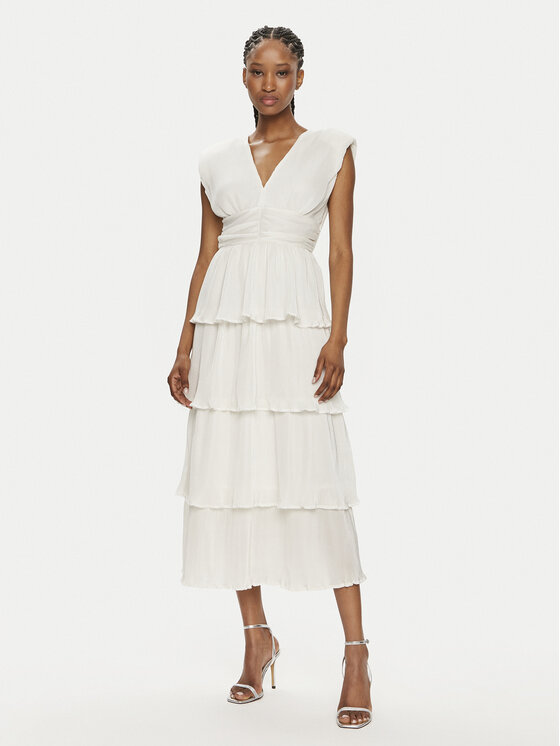 Vila Vila Coctailkleid Lillian 14089876 Weiß Regular Fit