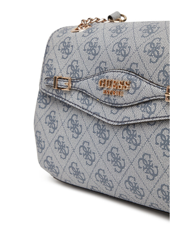 Guess Guess Дамска чанта Katya HWSG96 52210 Син