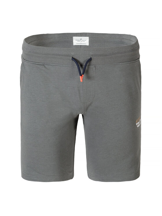 Cross Jeans Cross Jeans Szorty sportowe 49060-021 Szary Regular Fit