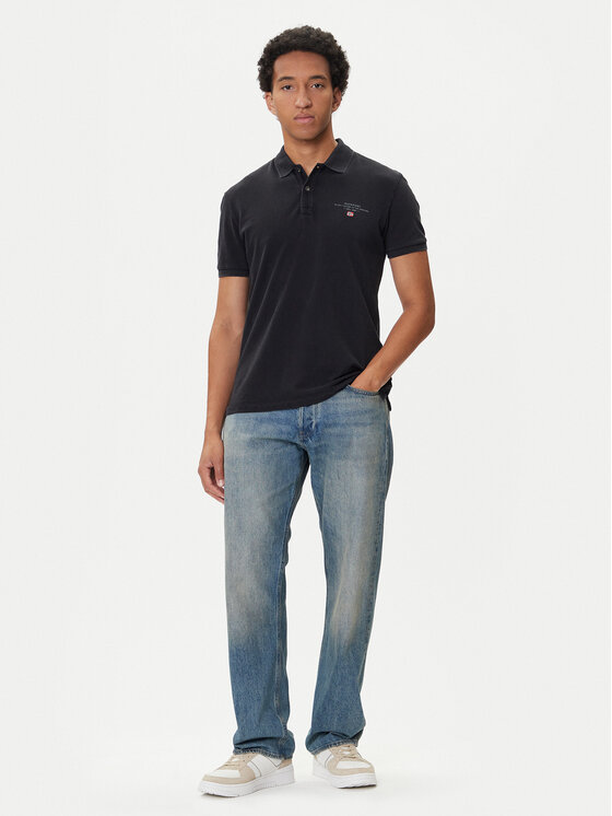 Napapijri Napapijri Polo Elbas NP0A4GDL Czarny Regular Fit