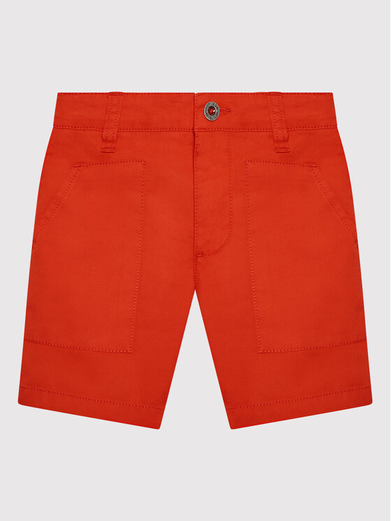 Timberland Timberland Szorty materiałowe T24B73 D Czerwony Regular Fit