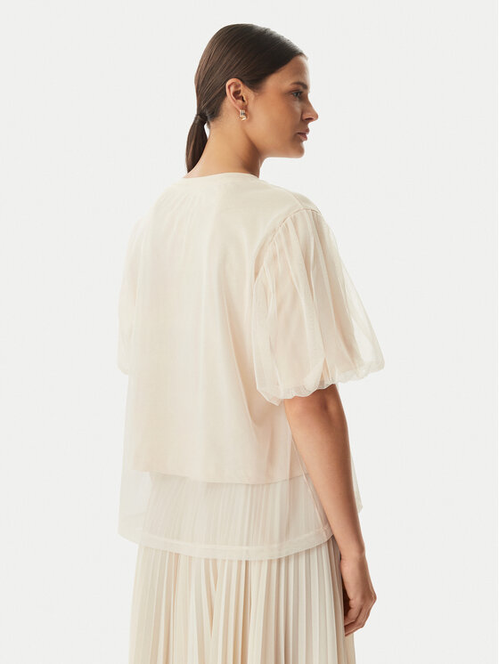 Rinascimento Rinascimento Bluza CFC0128215003 Bež Regular Fit