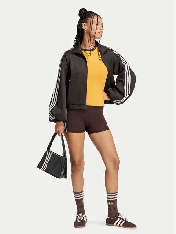 adidas adidas Jopa Lace Oversized Archive Track Top LG4278 Rjava Regular Fit