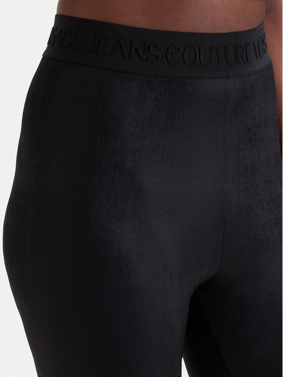 Versace Jeans Couture Versace Jeans Couture Legginsy 80HAC101 J0064 Czarny Slim Fit