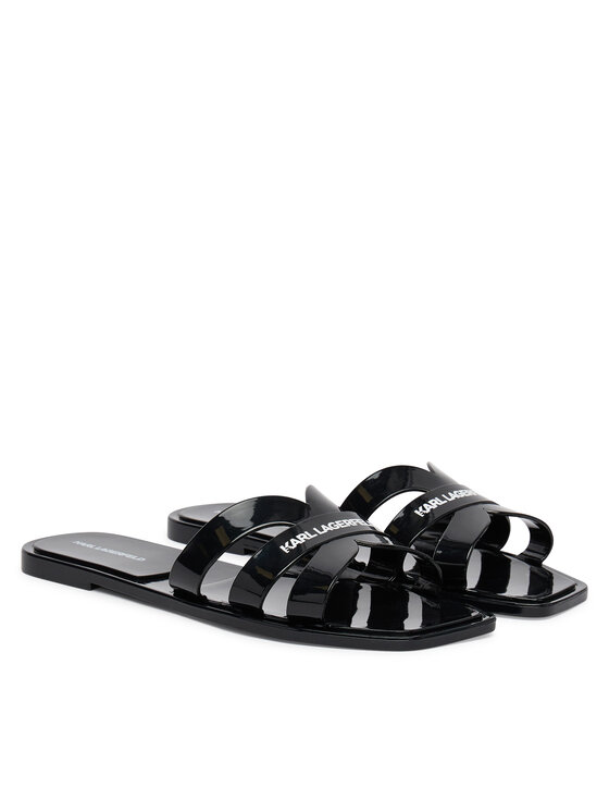 KARL LAGERFELD KARL LAGERFELD Παντόφλες Jelly IV KL80025S Μαύρο