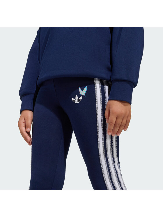 adidas adidas Džempera ar kapuci un legingu komplekts Disney KE0484 Tumši zils Slim Fit