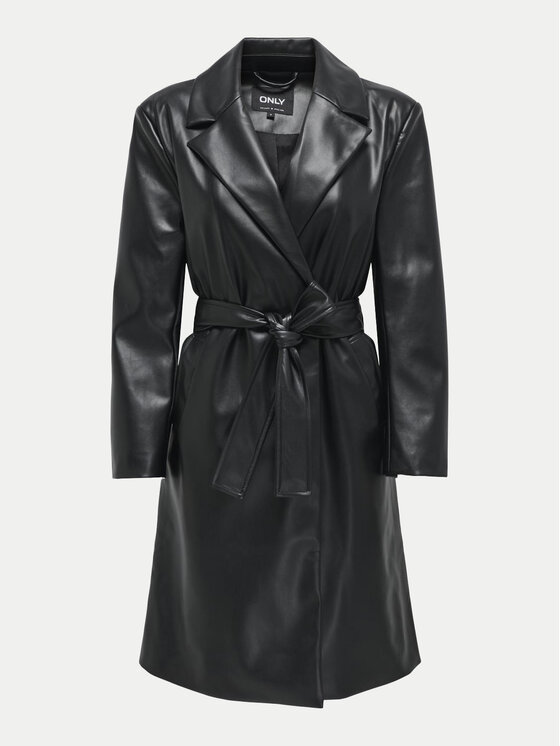 ONLY ONLY Cappotto di transizione Bina 15326827 Nero Regular Fit