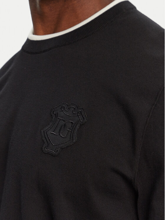 Dolce&Gabbana Dolce&Gabbana Sweter GXX72Z JBCE5 Czarny Regular Fit
