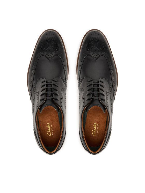 Clarks Clarks Félcipő CraftRemi Tip 26186390 Fekete