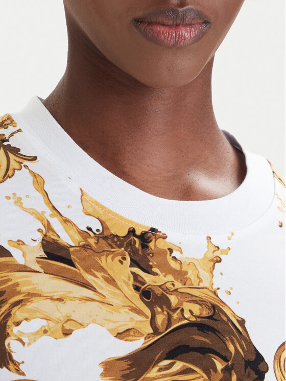 Versace Jeans Couture Versace Jeans Couture Φόρεμα καθημερινό 80HAO939 JS553 Λευκό Slim Fit