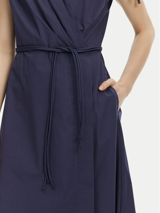 Marella Marella Vestito da giorno Riviera 2513221052 Blu scuro Relaxed Fit