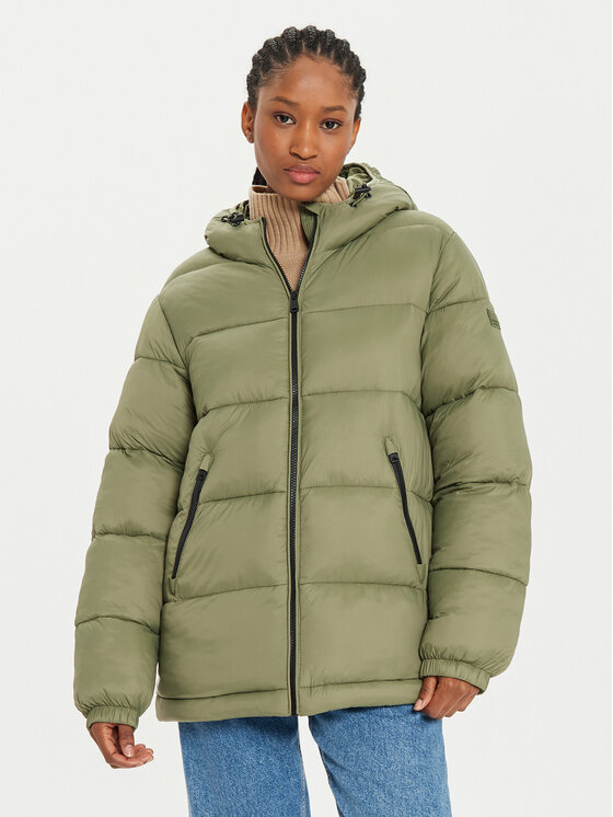 Kurtka zimowa Napapijri, Rozmiar XS, Zielona, A-Box Logo NP0A4HZ2