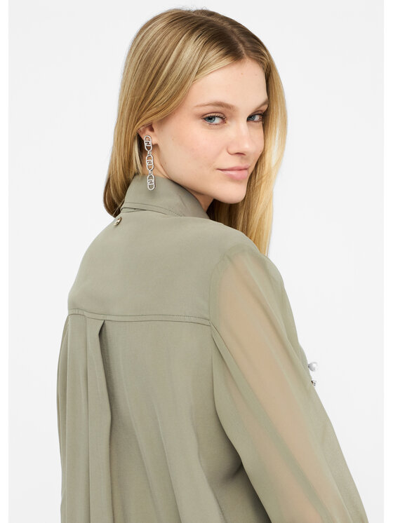 Liu Jo Liu Jo Camicia CF5221T011AX0707 Verde Regular Fit