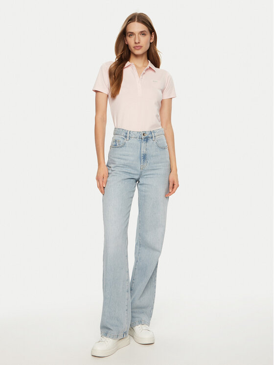 Guess Jeans Guess Jeans Polo W5RP47 KARS2 Bež Regular Fit