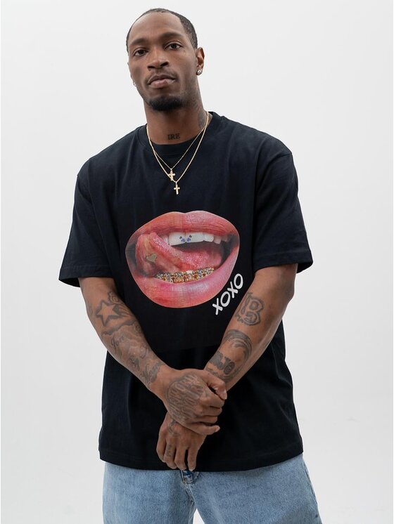 MyStars MyStars T-Shirt 125111 Czarny Oversize