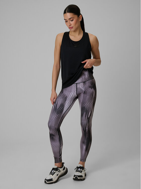 4F 4F Koszulka techniczna SOLAR PUNK Czarny Loose Fit
