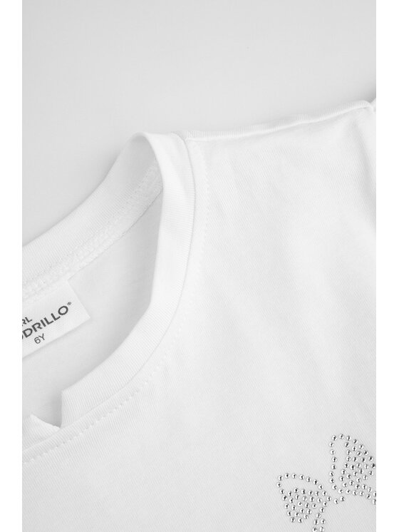 Coccodrillo Coccodrillo Tričko WC6143201BSG-001 Biela Regular Fit