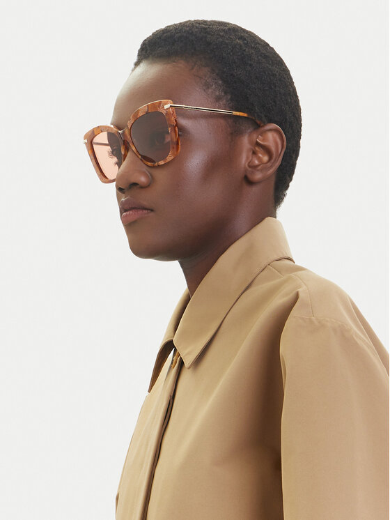 Max Mara Max Mara Okulary przeciwsłoneczne MM0101 56E Brązowy