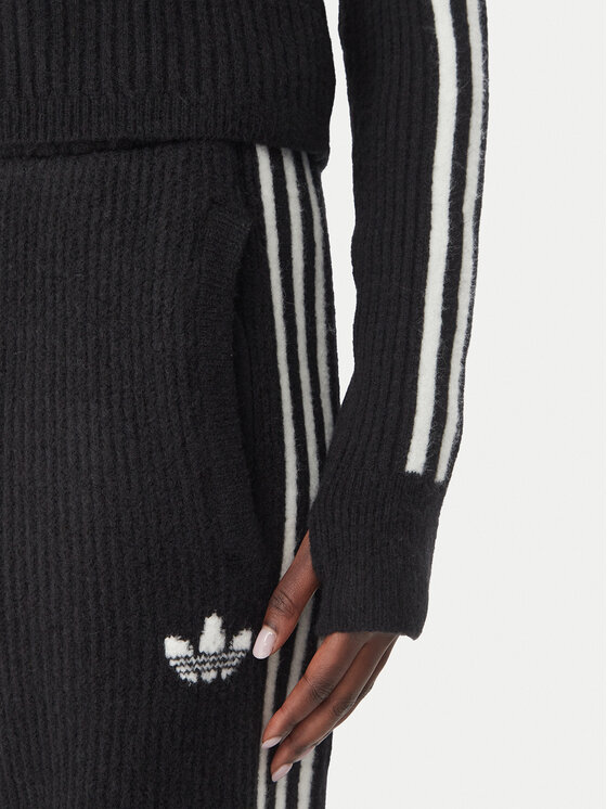 adidas adidas Pullover Adidas x Jennie Knitted Wrap LD8933 Schwarz Slim Fit