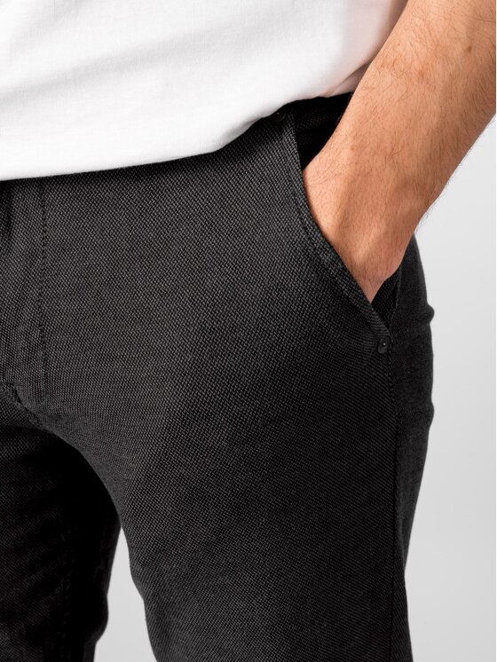 TeeShoppen TeeShoppen Chinosy 'Perform Collection' Szary Slim Fit